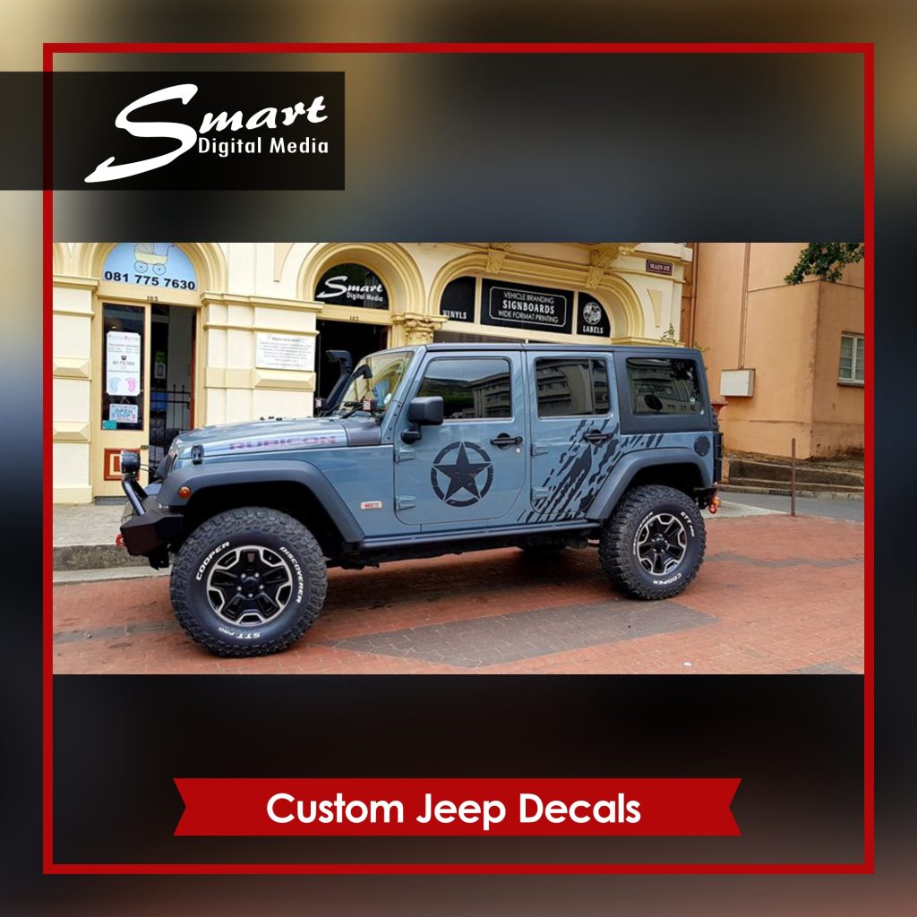 Custom JEEP Decals Smart Digital Media