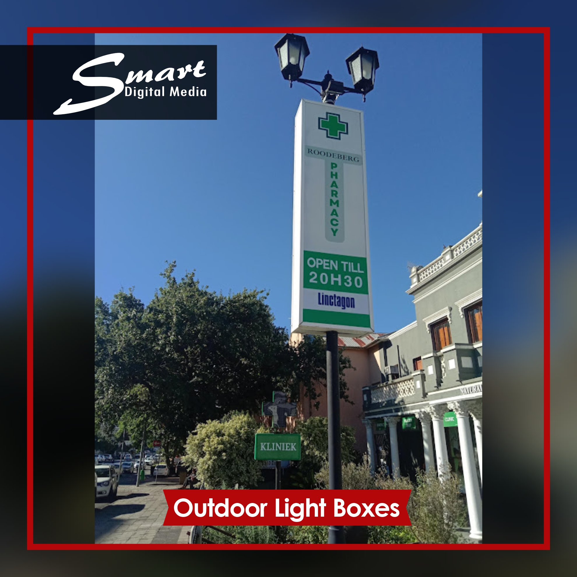 Outdoor Light Boxes Smart Digital Media