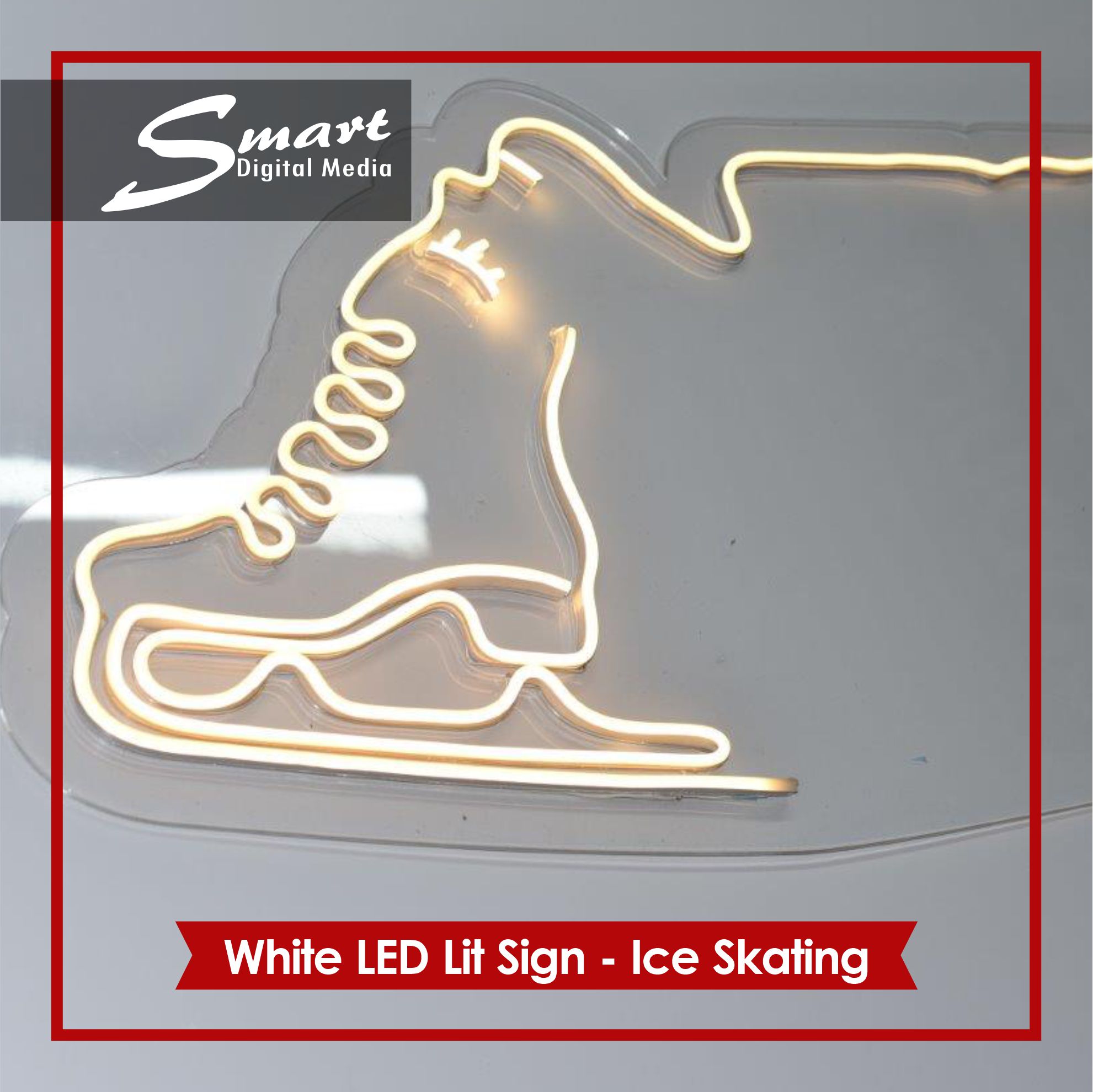 Custom made LED NEON wedding Light Monograms available at Smart Digital Media Paarl. From concept to final product, we offer all services in-house. #neonsign #ledsigns #wedding #iceskating #weddingideas
